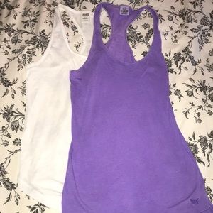 PINK - racerback tank tops (2)
